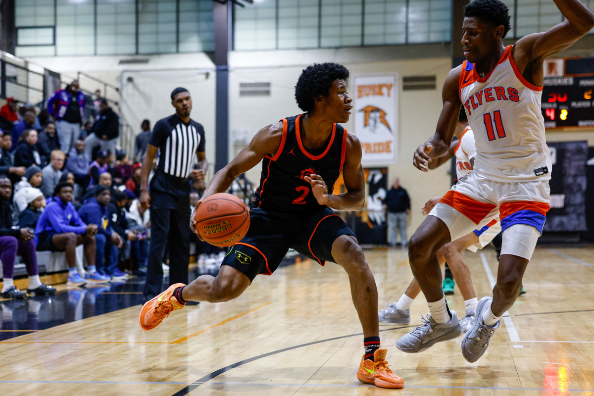 Douglass Oklahoma East St. Louis Illinois boys basketball December 16 2023 Nate Latsch 24971